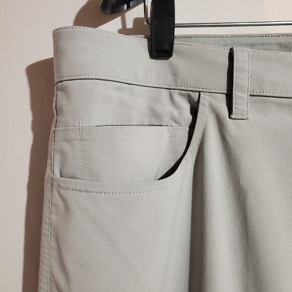 Tasc Performance Tailored Pants Mens Size 38 Gray Straight Leg Bamboo Blend - Picture 4 of 11